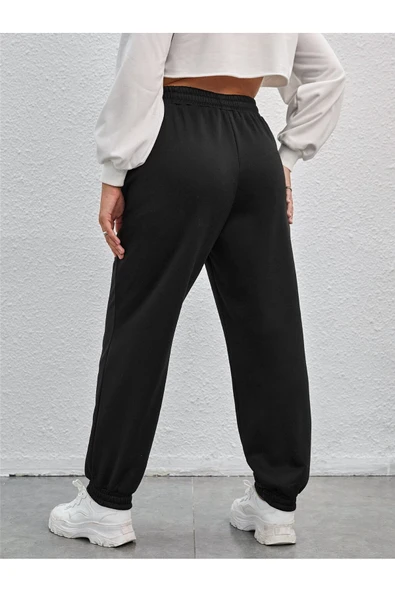 Neva Sena Kadın Jogger Kalın Kumaş Lastik Paça Eşofman Altı - Resim 11