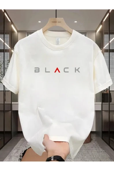 Elfa Tekstil Unisex Bisiklet Yaka Oversize Tshirt - Resim 3