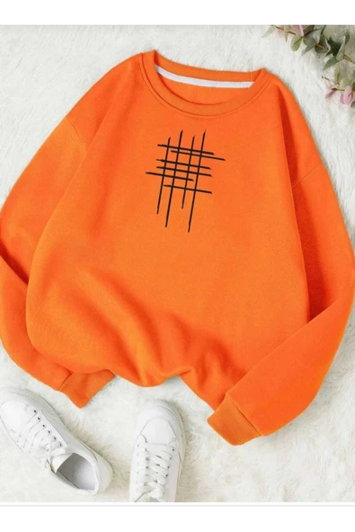 KOZİA OUTDOORS baskılı oyaka  unisex oversize sweatşhirt - Resim 3