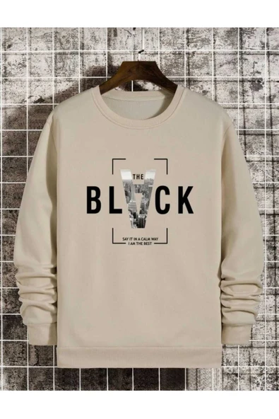 KOZİA OUTDOORS malkoçbey black oversize unisex  swaetşhirt ürün görseli