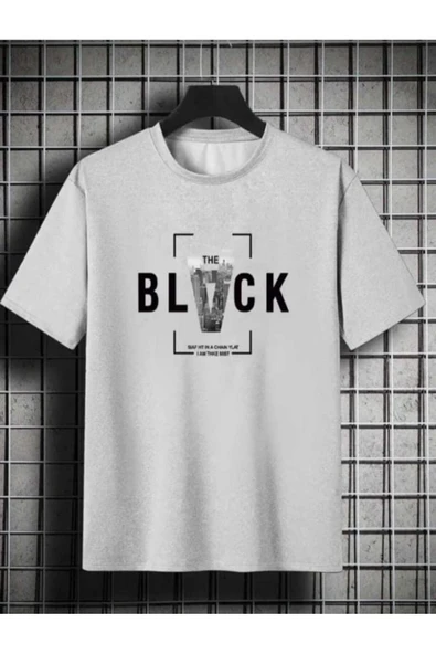 KOZİA OUTDOORS malkoçbey black baskılı oversize unisex basic o yaka t-şhirt - Resim 5