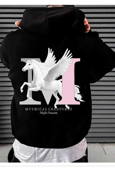 KOZİA OUTDOORS malkoçbey baskılı oversize unisex sweatşirt - Resim 6