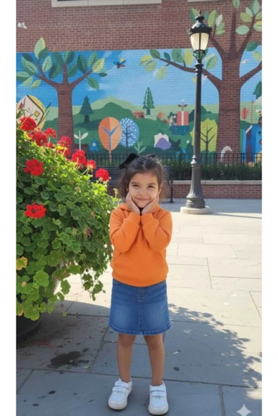 blackbonds sweatshirt renkli kapşonlu - Resim 10