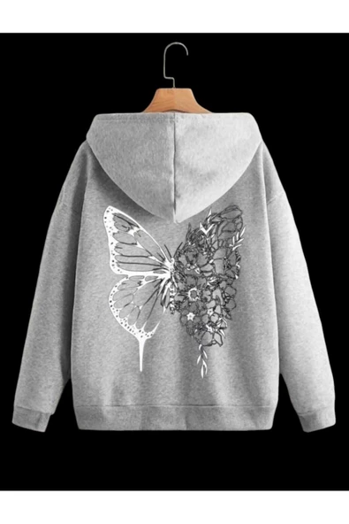 KOZİA OUTDOORS malkoçbey baskılı o yaka oversize unisex swetşhirt - Resim 4