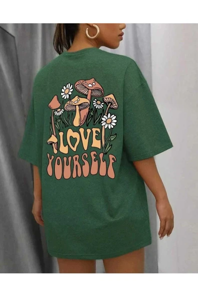 KOZİA OUTDOORS malkoçbey love yourself baskılı t-şhirt - Resim 8