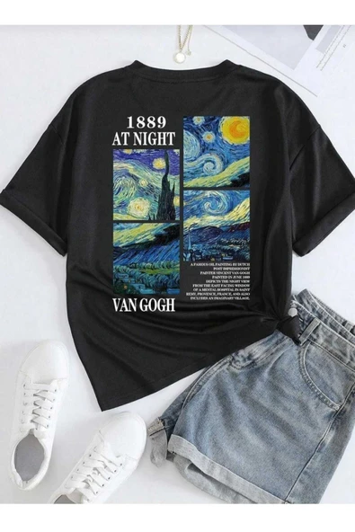 KOZİA OUTDOORS malkoçbey vangoh baskılı t-şhirt ürün görseli