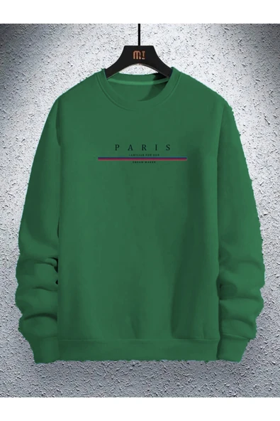 CAST COLLECTİON Erkek Lacivert Bisiklet Yaka Sweatshirt - Resim 7