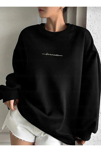 KOZİA OUTDOORS malkoçbey baskılı oversize unisex swetşhirt - Resim 2