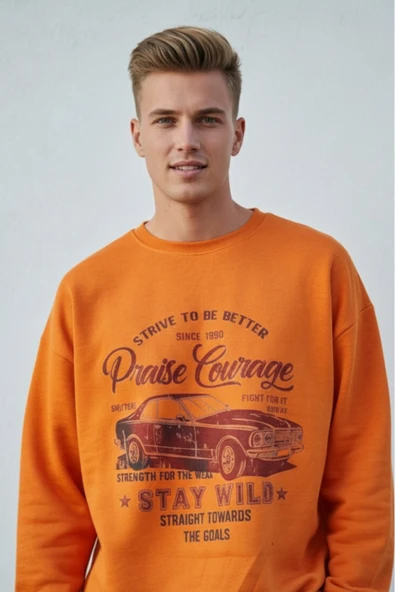 KOZİA OUTDOORS malkocbey  o yaka unisex oversize swetsirt - Resim 11