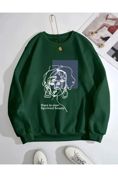 KOZİA OUTDOORS O YAKA OVERSİZE UNİSEX SWEATŞHİRT - Resim 2