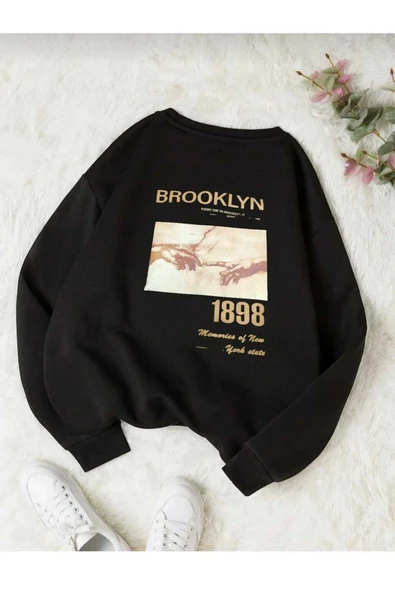 KOZİA OUTDOORS malkoçbey baskılı oversize unisex swetşhirt ürün görseli