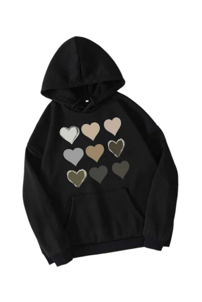 KOZİA OUTDOORS malkoçbey baskılı  oversize unisex swetşhirt - Resim 4