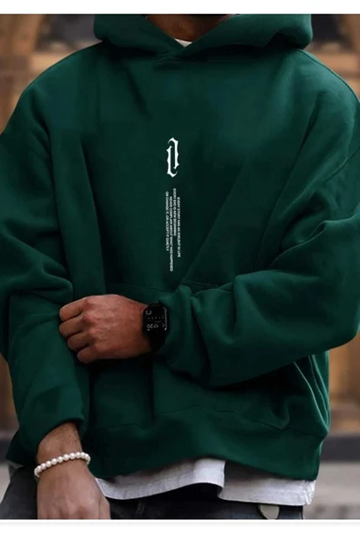 KOZİA OUTDOORS KAPÜŞONLU OVERSİZE UNİSEX SWEATŞHİRT ürün görseli