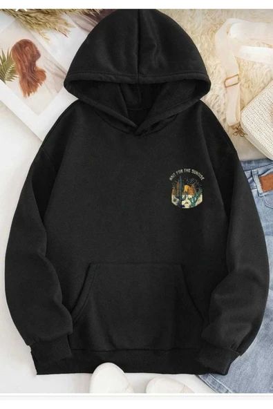 KOZİA OUTDOORS malkoçbey baskılı oversize unisex sweatşirt - Resim 9