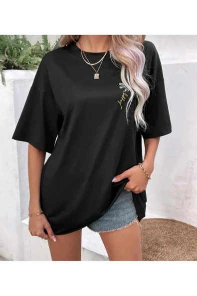 KOZİA OUTDOORS MALKOÇBEY PAPATYA BASKILI OVERSİZE UNİSEX BASİC T-ŞHİRT - Resim 9