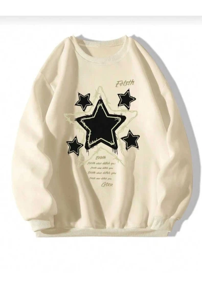 KOZİA OUTDOORS malkoçbey gtxr baskılı o yaka oversize unisex swetşhirt - Resim 10