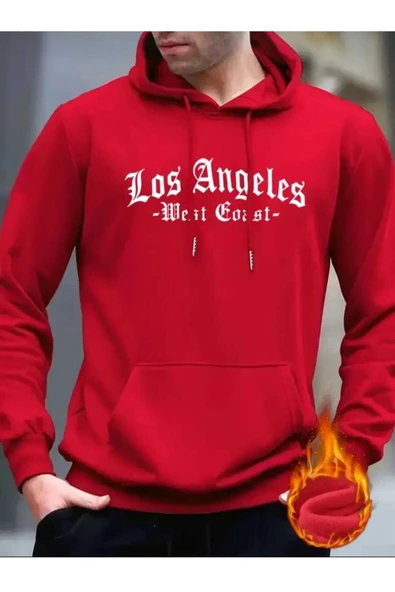 KOZİA OUTDOORS malkoçbey los angeles baskılı oversize unisex sweatşhirt - Resim 5