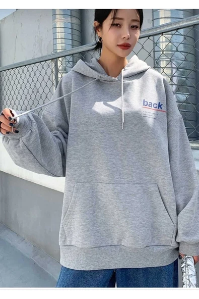 KOZİA OUTDOORS malkoçbey baskılı oversize unisex  swetşhirt - Resim 2