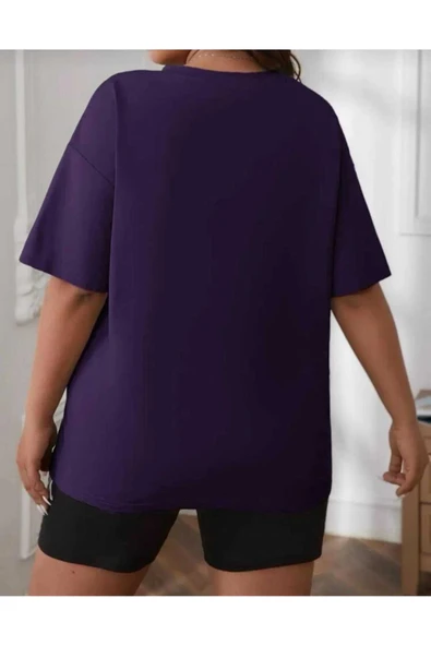 KOZİA OUTDOORS MALKOÇBEY KALP BASKILI OVERSİZE UNİSEX BASİC T-ŞHİRT - Resim 8