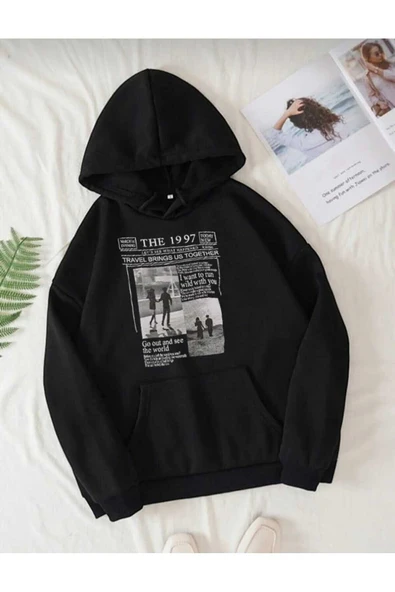 KOZİA OUTDOORS malkoçbey baskılı oversize unisex swetşhirt ürün görseli