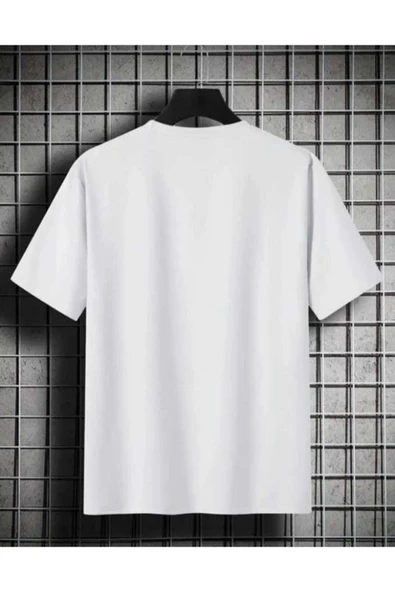 KOZİA OUTDOORS malkoçbey black baskılı oversize unisex basic o yaka t-şhirt - Resim 4