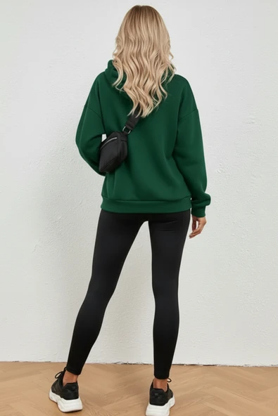 KOZİA OUTDOORS KAPÜŞONLU OVERSİZE UNİSEX SWEATŞHİRT - Resim 3