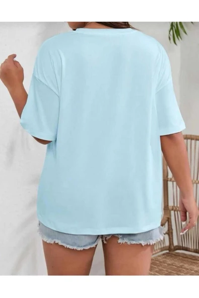 KOZİA OUTDOORS MALKOÇBEY LOS ANGELES BASKILI OVERSİZE UNİSEX BASİC T-ŞHİRT - Resim 6