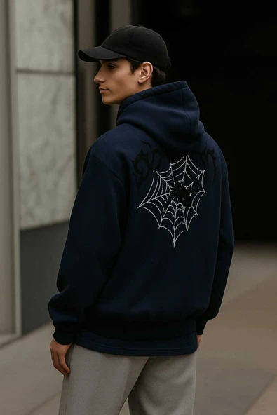 KOZİA OUTDOORS malkoçbey kapüşonlu oversize unisex sweatşhirt ürün görseli