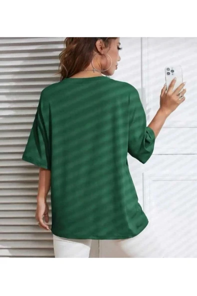 KOZİA OUTDOORS MALKOÇBEY PAPATYA BASKILI OVERSİZE UNİSEX BASİC T-ŞHİRT - Resim 8