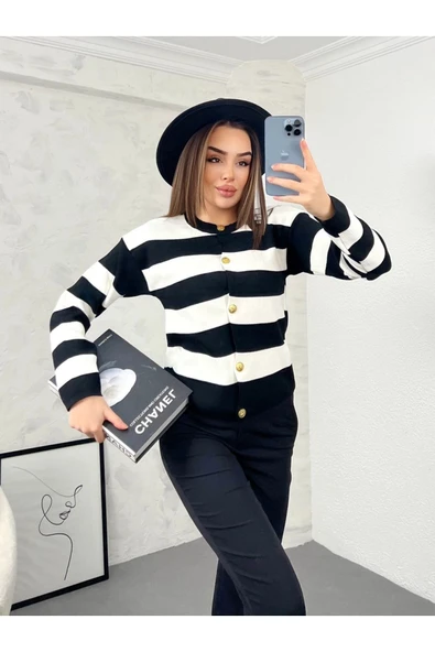 kinoedze Pamuklu Triko Ceket - Resim 2