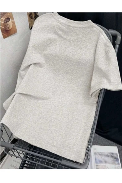 KOZİA OUTDOORS Vintage Baskılı Oversize Basic Unisex Tişört Günlük Rahat Tasarım - Resim 8