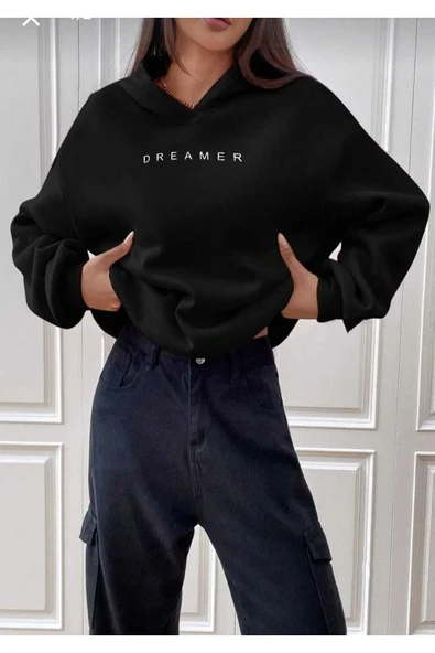 KOZİA OUTDOORS malkoçbey dramer baskılı oversize unisex o yaka swaetşhirt - Resim 5