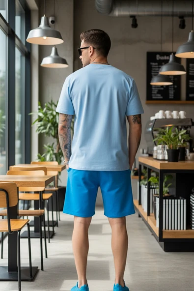 KOZİA OUTDOORS malkoçbey black baskılı oversize unisex basic o yaka t-şhirt - Resim 10