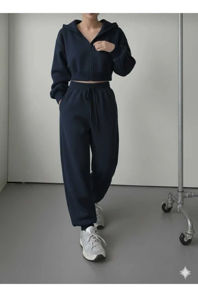 blackbonds 3iplik crop eşofman takımı - Resim 11