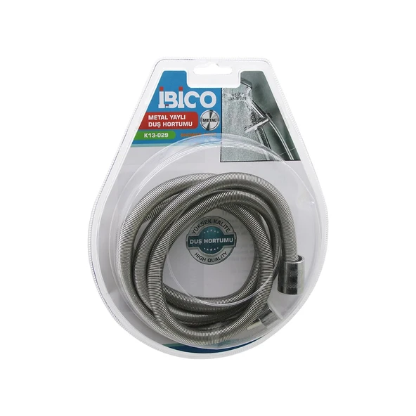 METAL YAYLI  DUŞ HORTUMU  150CM   VAKUMLU AMBALAJ   ANTİ TWİST=DOLANMAZ-KIVRILMAZ-KOPMAZ (5284) ürün görseli
