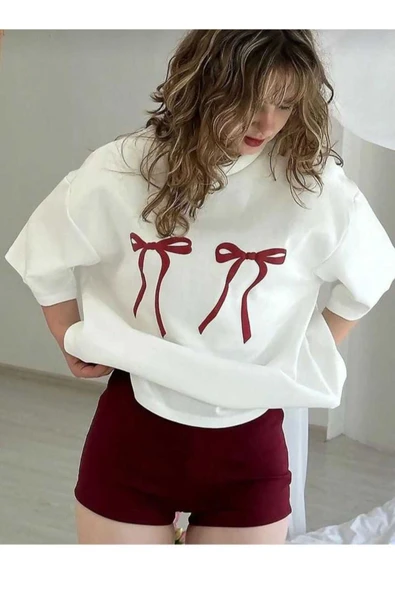 KOZİA OUTDOORS malkoçbey kurdela baskılı oversize unisex basic t-şhirt ürün görseli