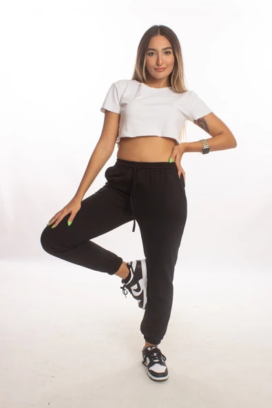 blackbonds Kadın Gri Eşofman Altı - Resim 6