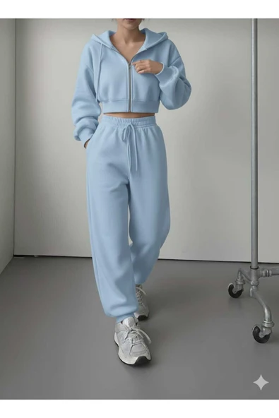 blackbonds 3iplik crop eşofman takımı - Resim 4