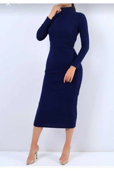 KOZİA OUTDOORS malkoçbey  Kadın  Dik Yaka Kaşkorse kalem elbise ( 130) cm - Resim 4