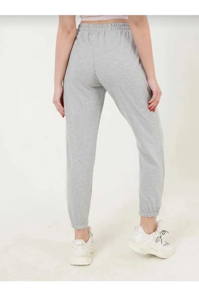 KOZİA OUTDOORS MALKOÇBEY  Kadın Siyah Beli Ve Paçası Lastikli Cepli Eşofman Altı - Resim 2