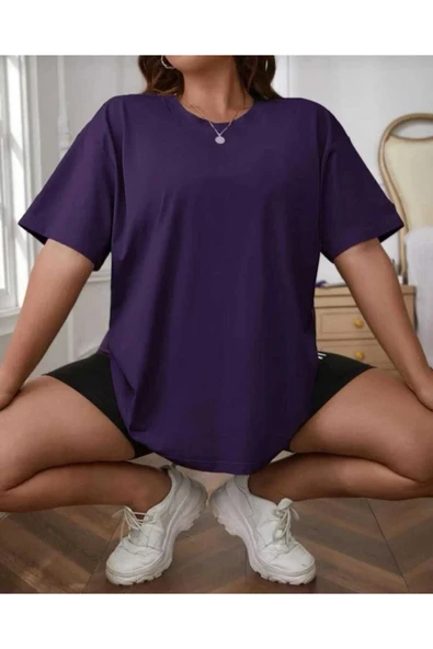 KOZİA OUTDOORS MALKOÇBEY BASKISIZ OVERSİZE UNİSEX BASİC T-ŞHİRT - Resim 6