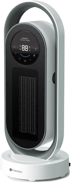 Purmed Kule Tipi Seramik Fanlı Isıtıcı Uzaktan Kumandalı - Resim 2