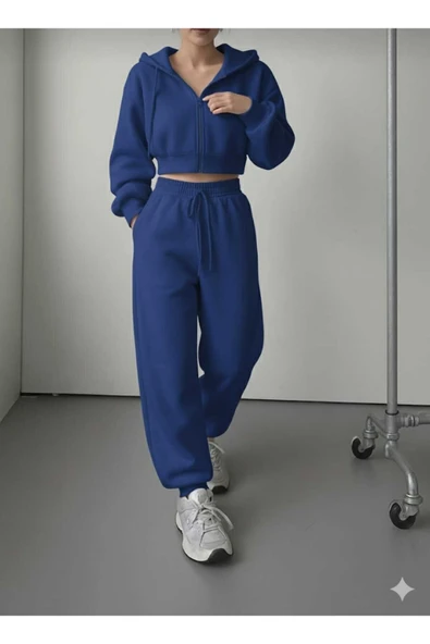 blackbonds 3iplik crop eşofman takımı - Resim 5