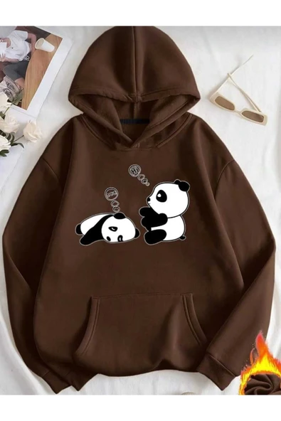 KOZİA OUTDOORS malkoçbey baskılı oversize unisex swetşhirt - Resim 2