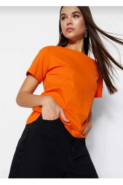 KOZİA OUTDOORS malşkocbey oranj oversize oyaka  t-şhirt ürün görseli