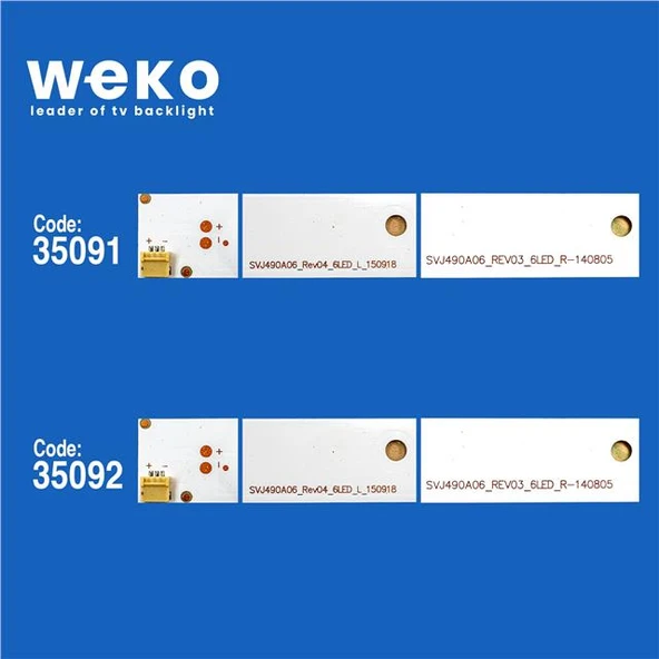 Premier PR 50W6 49'' 5 Adet Tv Led Bar ( Tvnizin içindeki led barla aynısı olduğunu görmeden almayınız. Led bar ürünlerinde paket açıldığında iade kabul edilmemektedir. ) - Resim 2