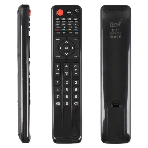 HEY 40147 Sunny Axen RC0256 01 Yazisiz 3D Uyumlu LCD LED TV Kumanda ürün görseli 1