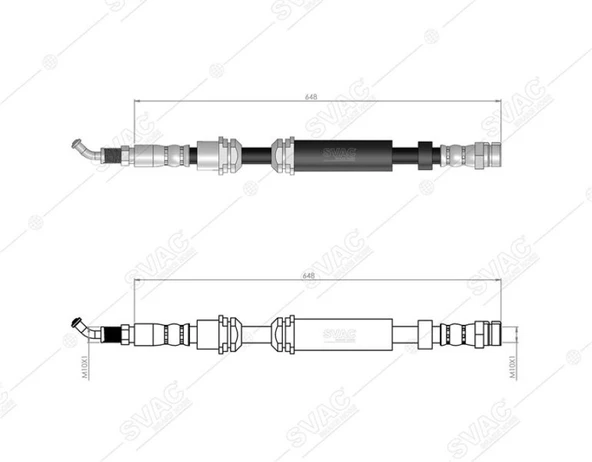 Vag Fren Hortumu On Sag A4 16> A5 17> - Svac 10-0247 ürün görseli