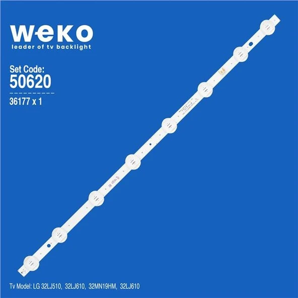 Lg 32LJ510 32'' İnç 1 Adet Tv Led Bar ( Tvnizin içindeki led barla aynısı olduğunu görmeden almayınız. Led bar ürünlerinde paket açıldığında iade kabul edilmemektedir. ) ürün görseli 1