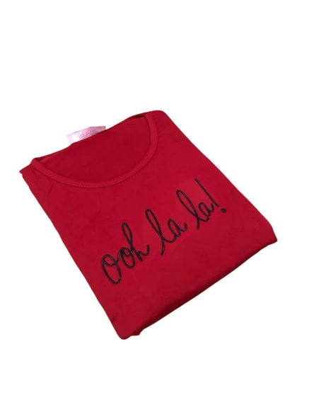 Berin Kadın Battal Viskon Milan Kumaş Mevsimlik Uzun Kol Pijama Takımı 2002 - Resim 6